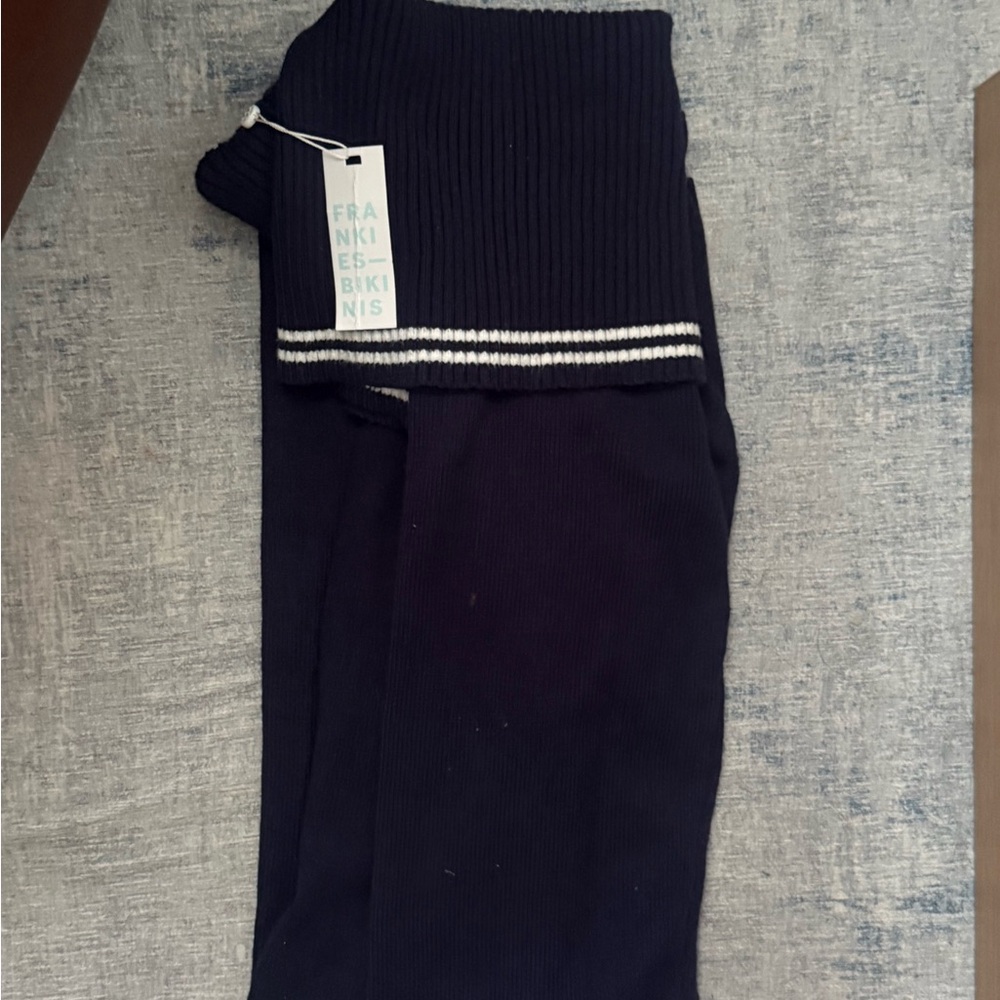 Frankie's Bikinis Aimee Pant in Navy